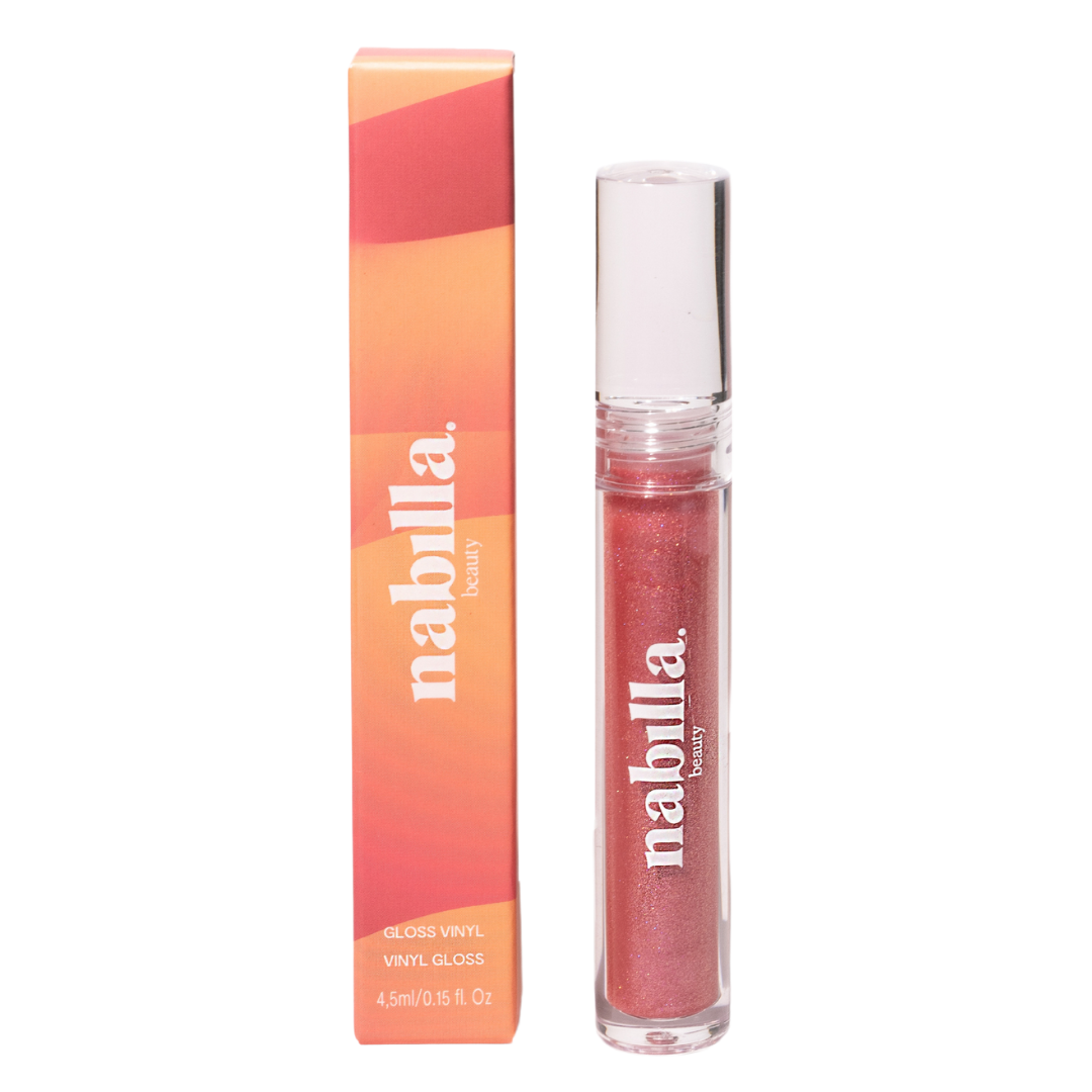 Peachy Nude Gloss - Pinky Glitter 03